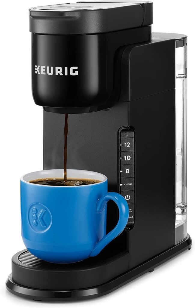 Keurig K-Express Coffee Maker, Single Serve K-Cup Pod Coffee Brewer, Black, 12.8” L x 5.1” W x 12.6” H