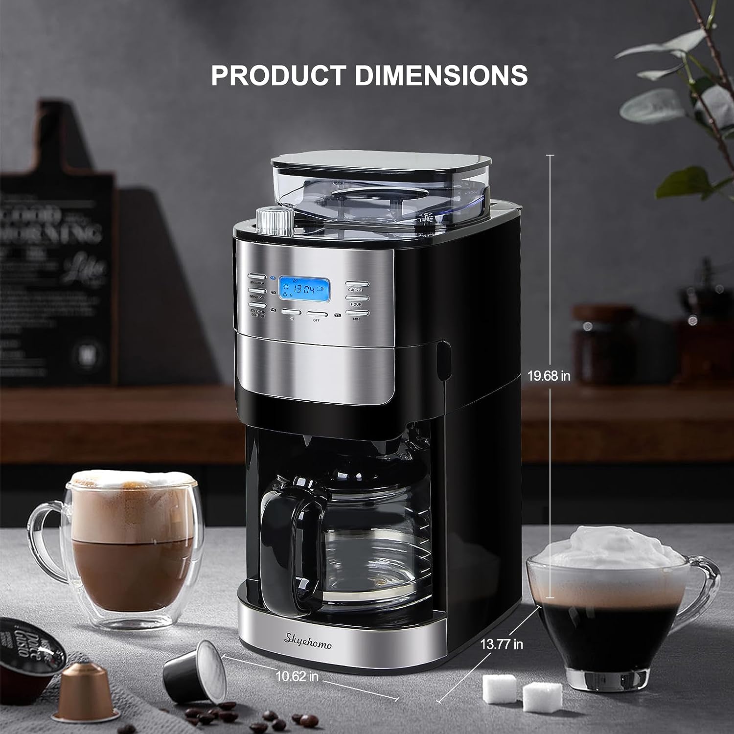 Skyehomo 12 Cup Coffee Maker Review