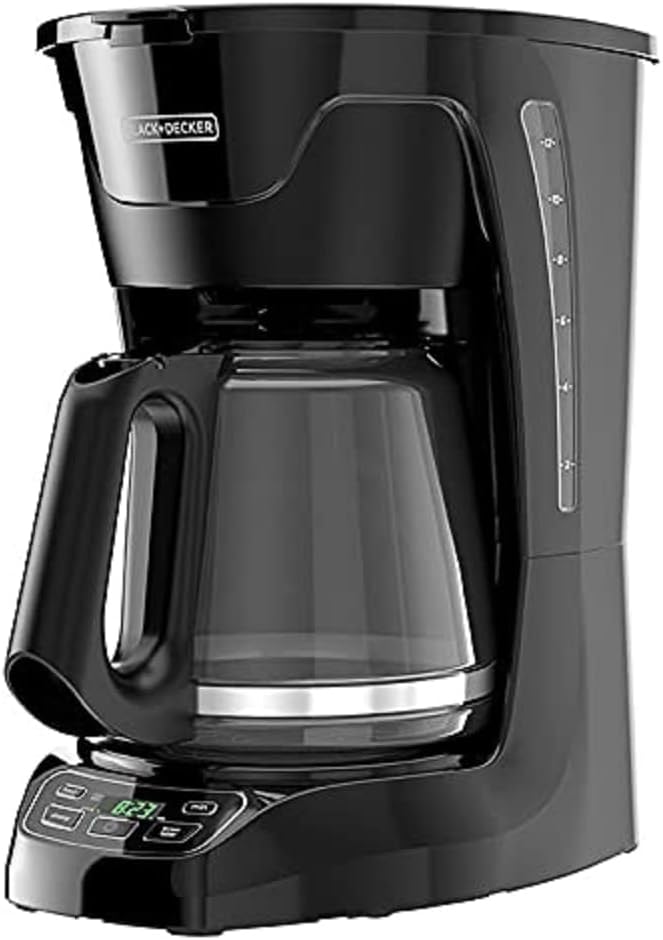 BLACK+DECKER 12-Cup* Programmable Coffeemaker, Black Review